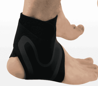 Ankle Support Brace Safety Running Basketball Sports Ankle Sleeves (Option: SMset-2pc-Set)